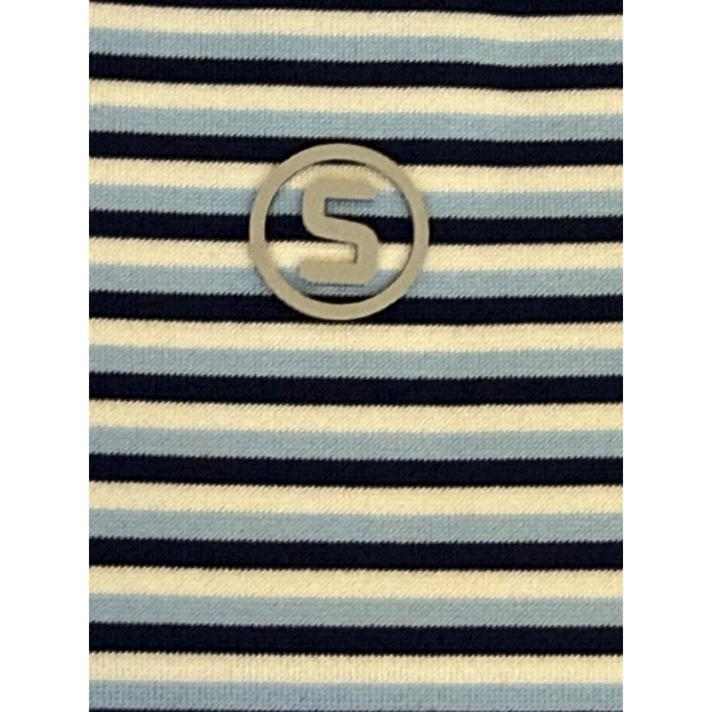 STITCH Striped Performance Golf Polos Lot of 3 Sea Island Embroidered Logo Sz XL - Picture 10 of 16